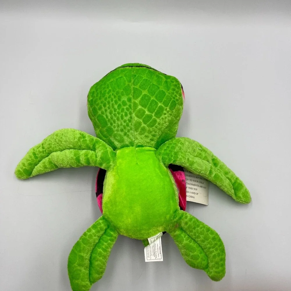 New w Tag Ideal Toys Direct Green Turtle Stuffed Animal Toy Plush 11